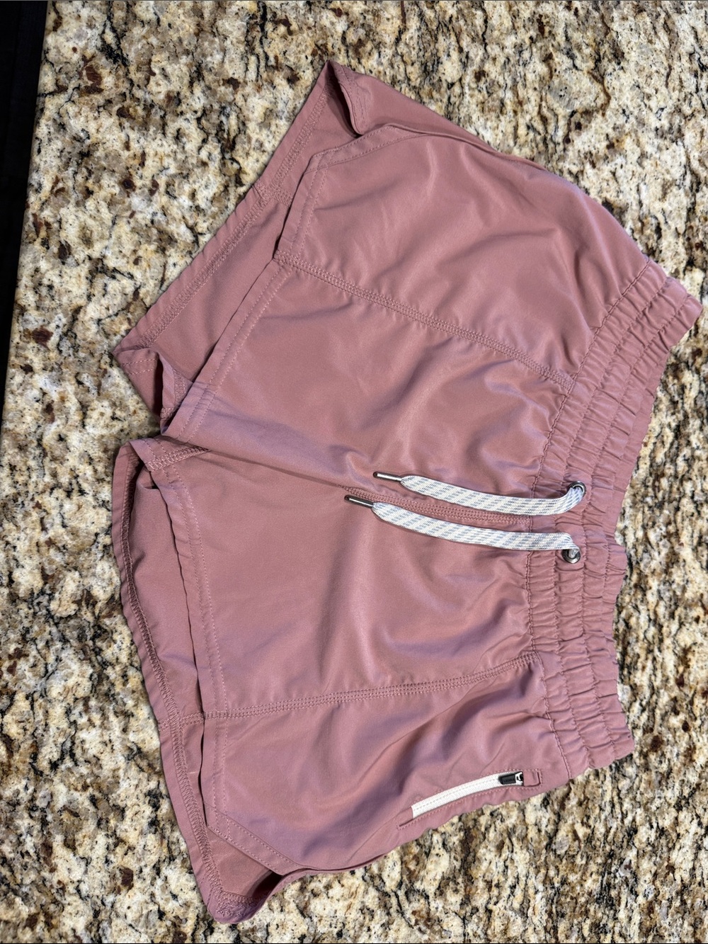 Vuori Dusty Rose Athletic Shorts with Drawstring